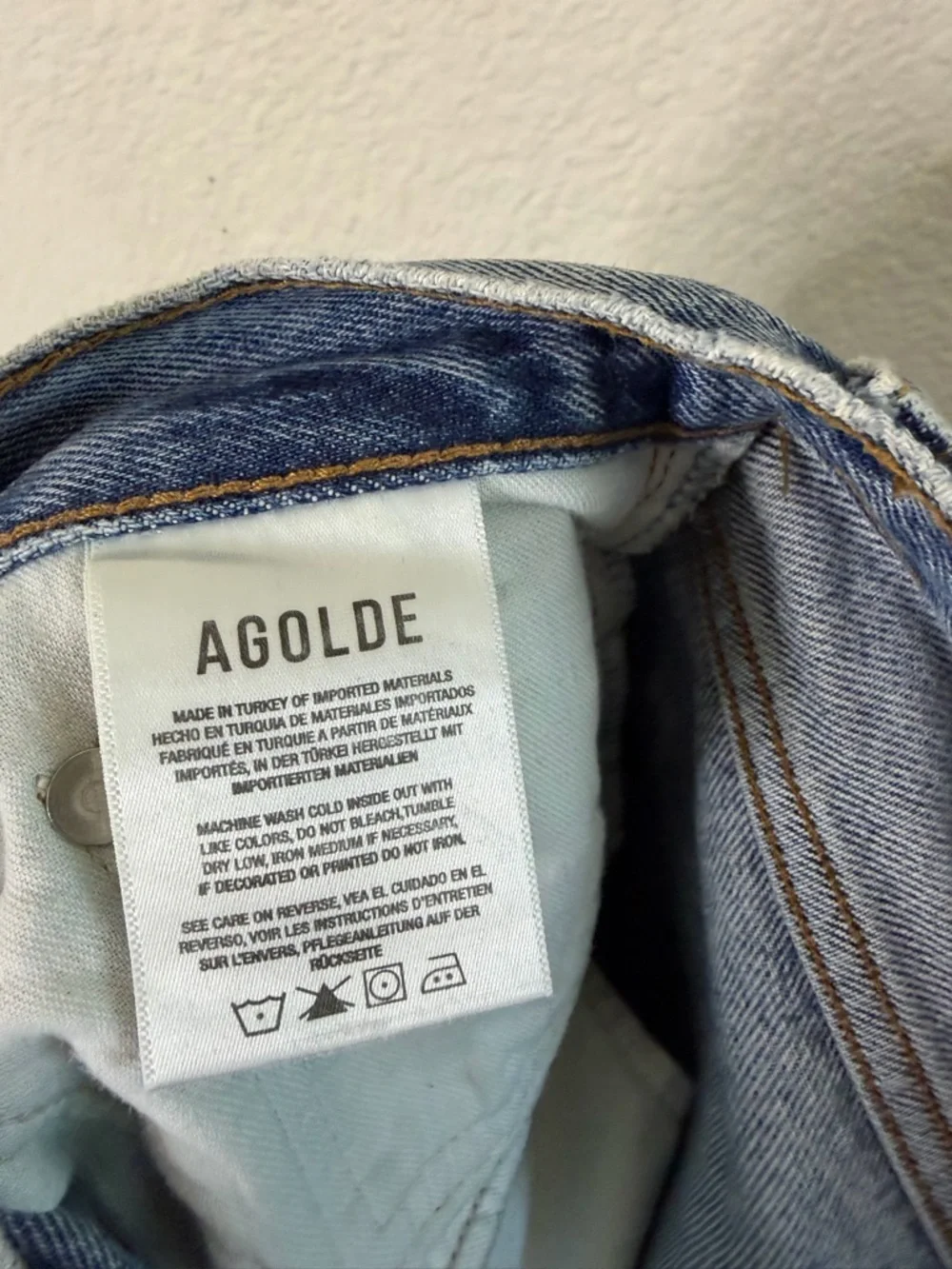 NEW Agolde 90s Pinch Jeans High Rise Straight Leg Womens Size 26